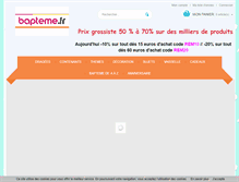 Tablet Screenshot of bapteme.fr